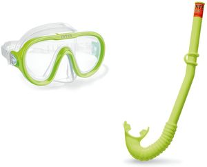   &  INTEX ADVENTURER SWIM SNORKEL SET 