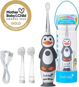 ���������������� ��������� ������������� BRUSH-BABY WILDONES 0-10 ����-PENGUIN
